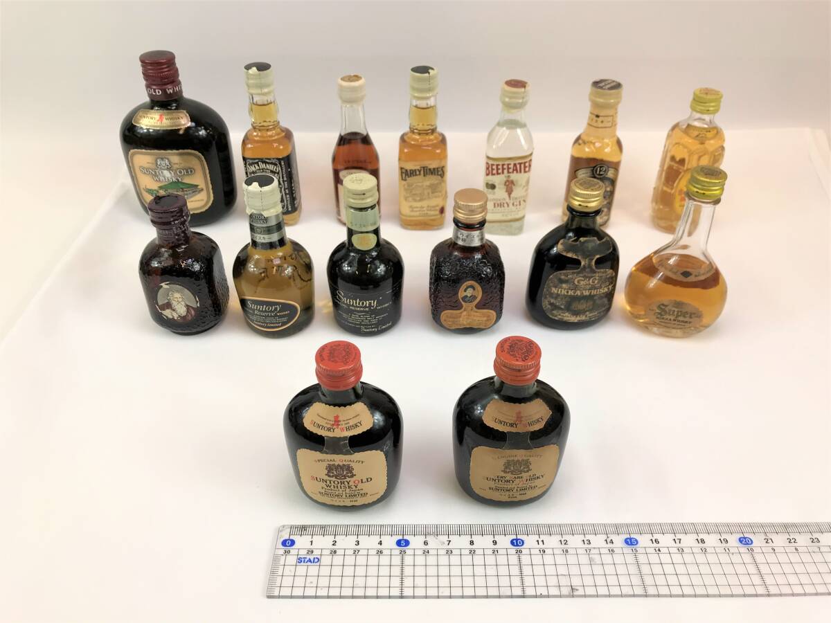 [ old sake not yet . plug ] Suntory whisky / Old pa-/ Hennessy brandy other together 15ps.@ Mini bottle #201888-52