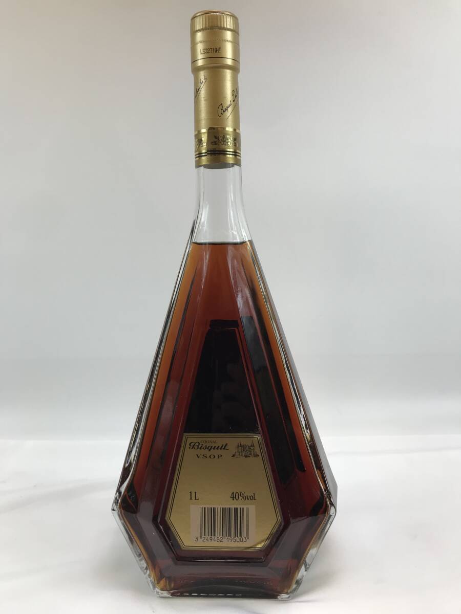 未開栓 ビスキー VSOP ブランデー コニャック V.S.O.P bisquit 40度 1000ml ＃200983-152_画像2