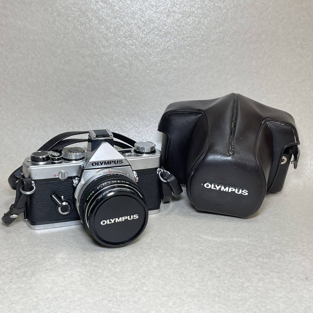 W3-1） OLYMPUS オリンパス OM-1N ボディ フィルムカメラ + レンズ OM-SYSTEM F.ZUIKO AUTO-S 50mm f/1.8 （161）の画像1