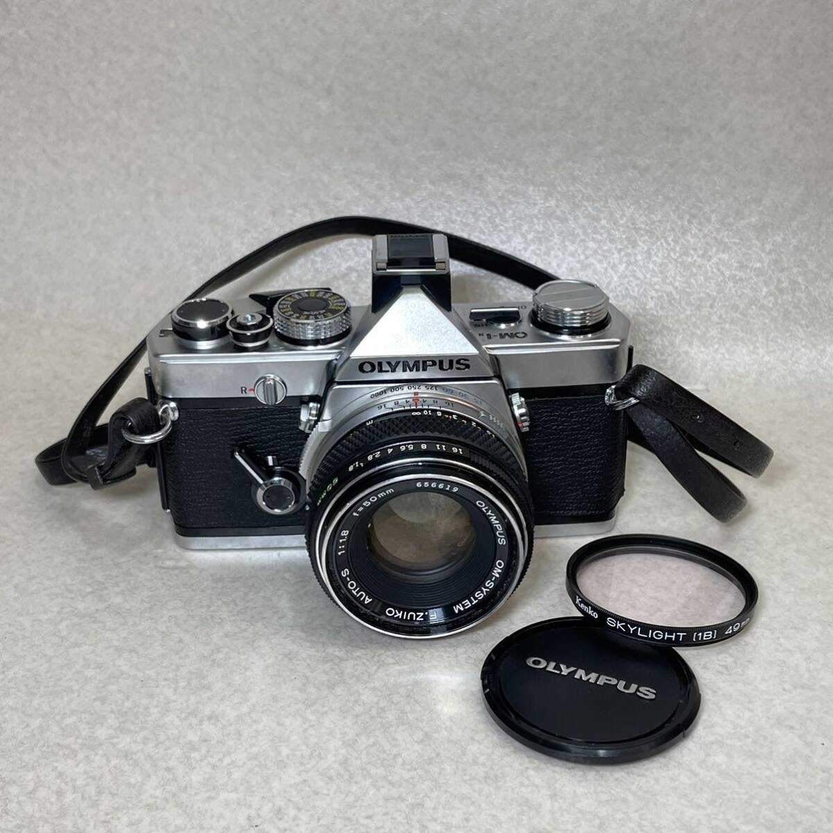 W3-1） OLYMPUS オリンパス OM-1N ボディ フィルムカメラ + レンズ OM-SYSTEM F.ZUIKO AUTO-S 50mm f/1.8 （161）の画像2