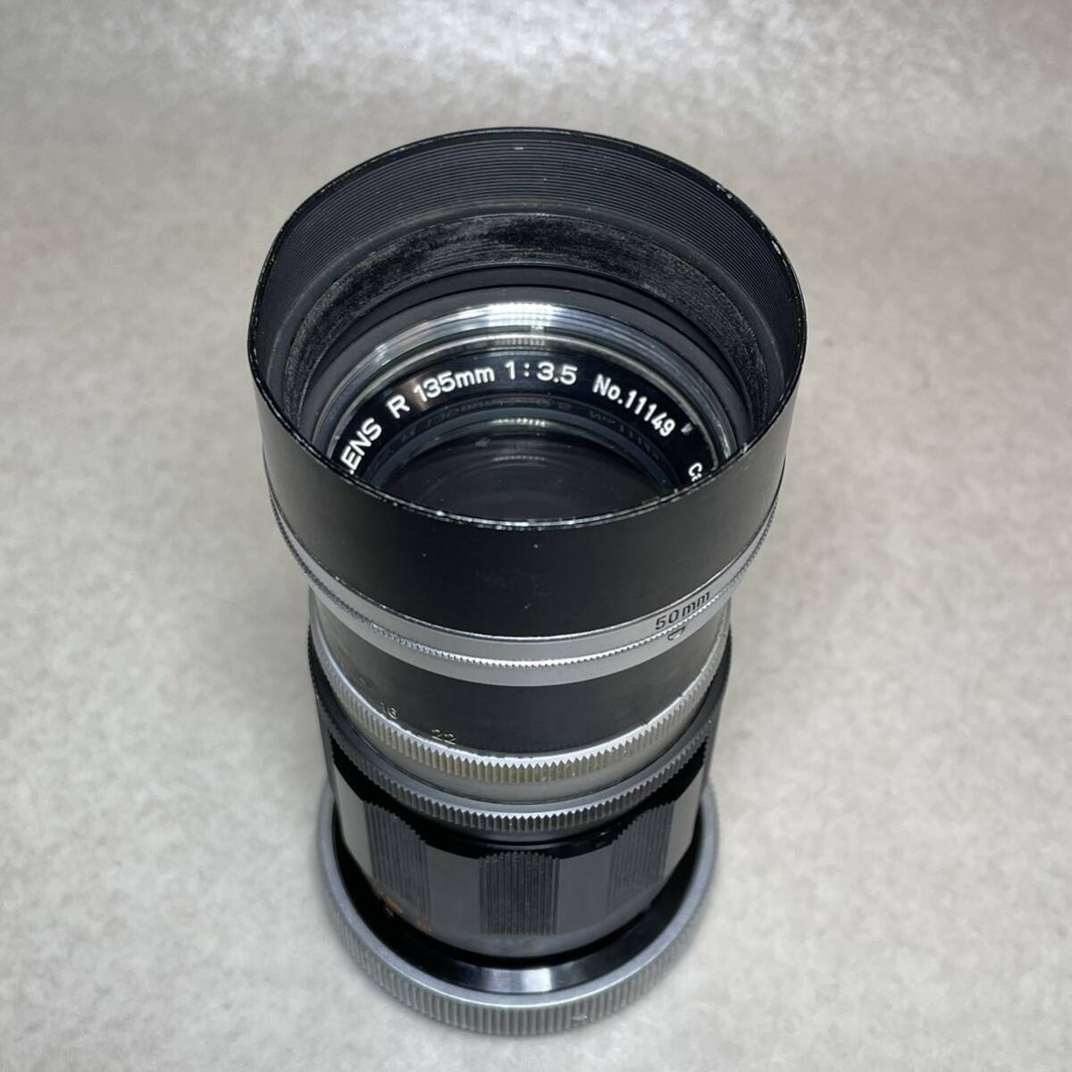 3-154）キャノンレンズ Canon LENS R 135mm 1:3.5の画像7