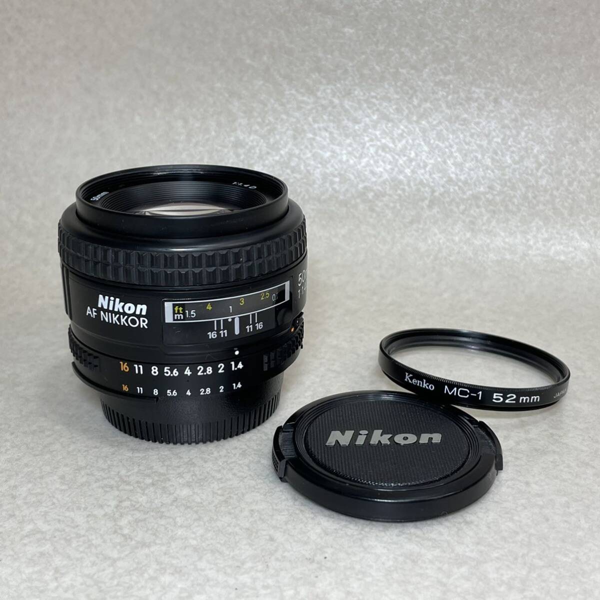 2-187）Nikon ニコン AF NIKKOR 50mm 1:1.4 D カメラレンズ の画像1