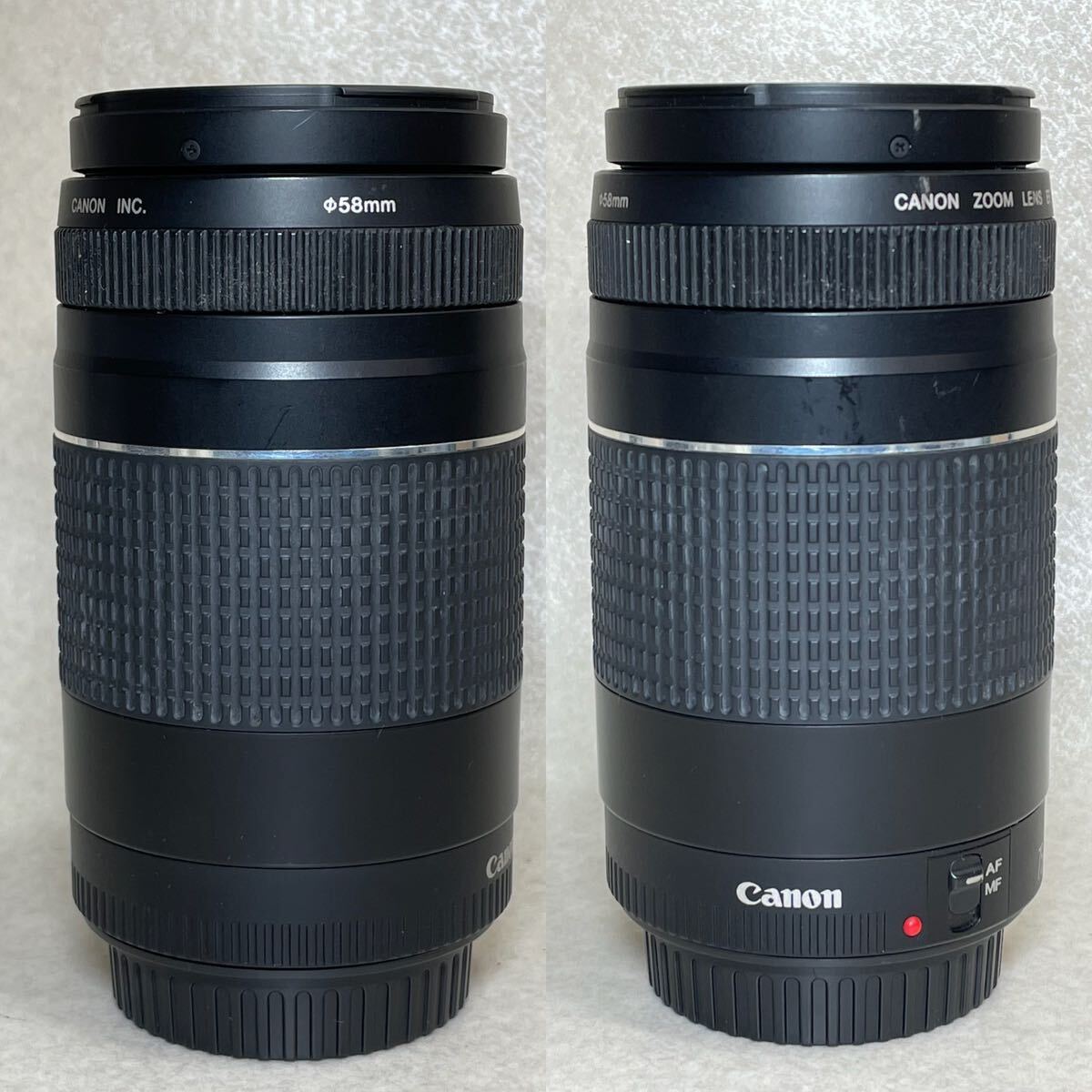 2-198）Canon キヤノン ZOOM LENS EF 75-300mm 1:4-5.6 Ⅲ カメラレンズの画像6