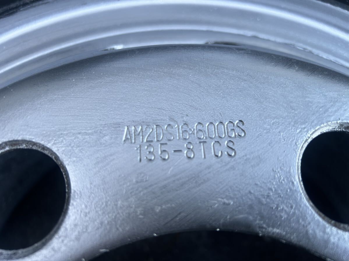  beautiful goods BRIDGESTONE 7.50R16 14PR M890 burr mountain Mix wheel attaching 6ps.@,2019 year .2020 year,14.98mm rom and rear (before and after),7.00-16,16×6.00GS,135-8TCS,6 hole 