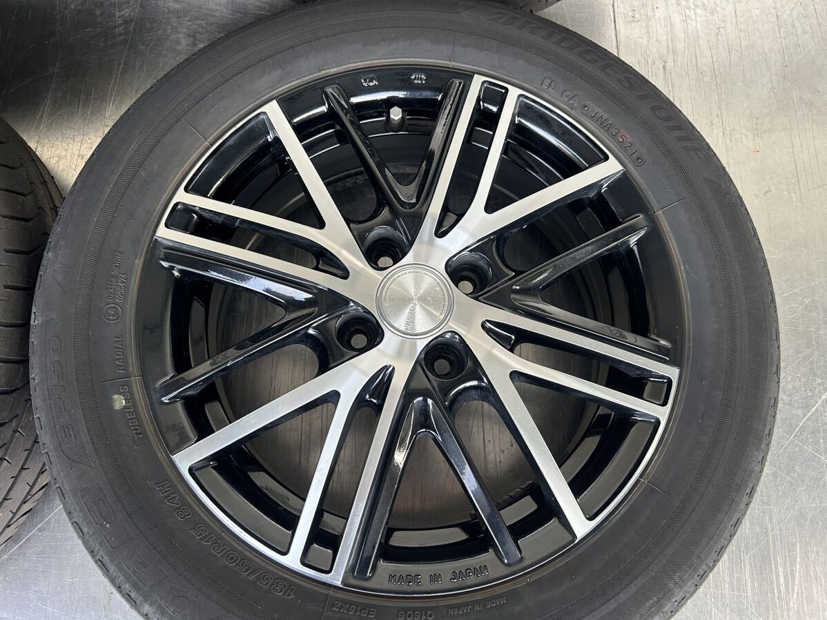 BRIDGESTONE ECOFORME (ECO CRS161)アルミホイール付き、185/60R15、サマタイヤ付き、15×5.5J、+42、100/H4の画像4