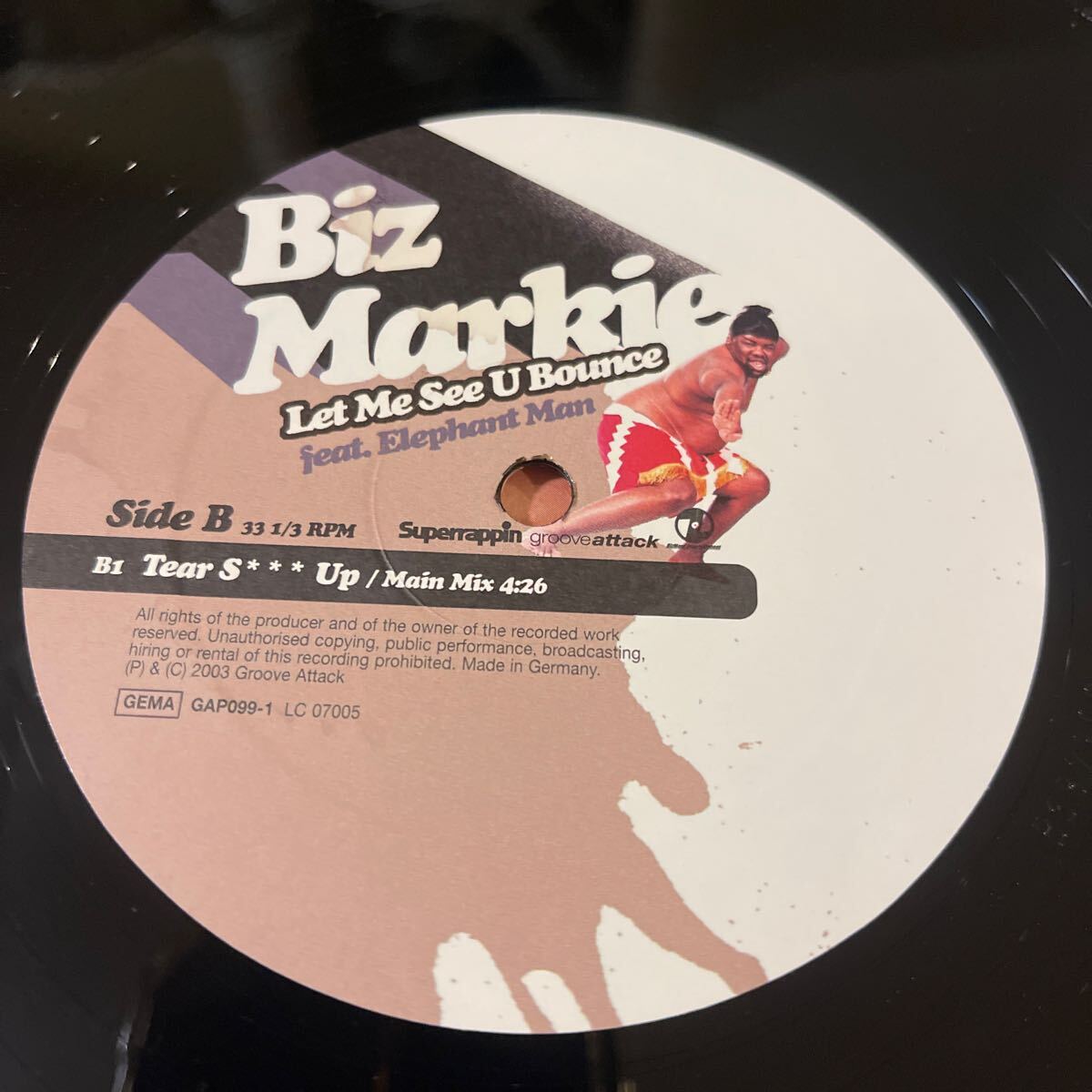 BIZ MARKIE/feat.ELEPHANT MAN/LET ME SEE YOU BOUNCE/レコード/中古/DJ/CLUB/HIPHOP_画像5