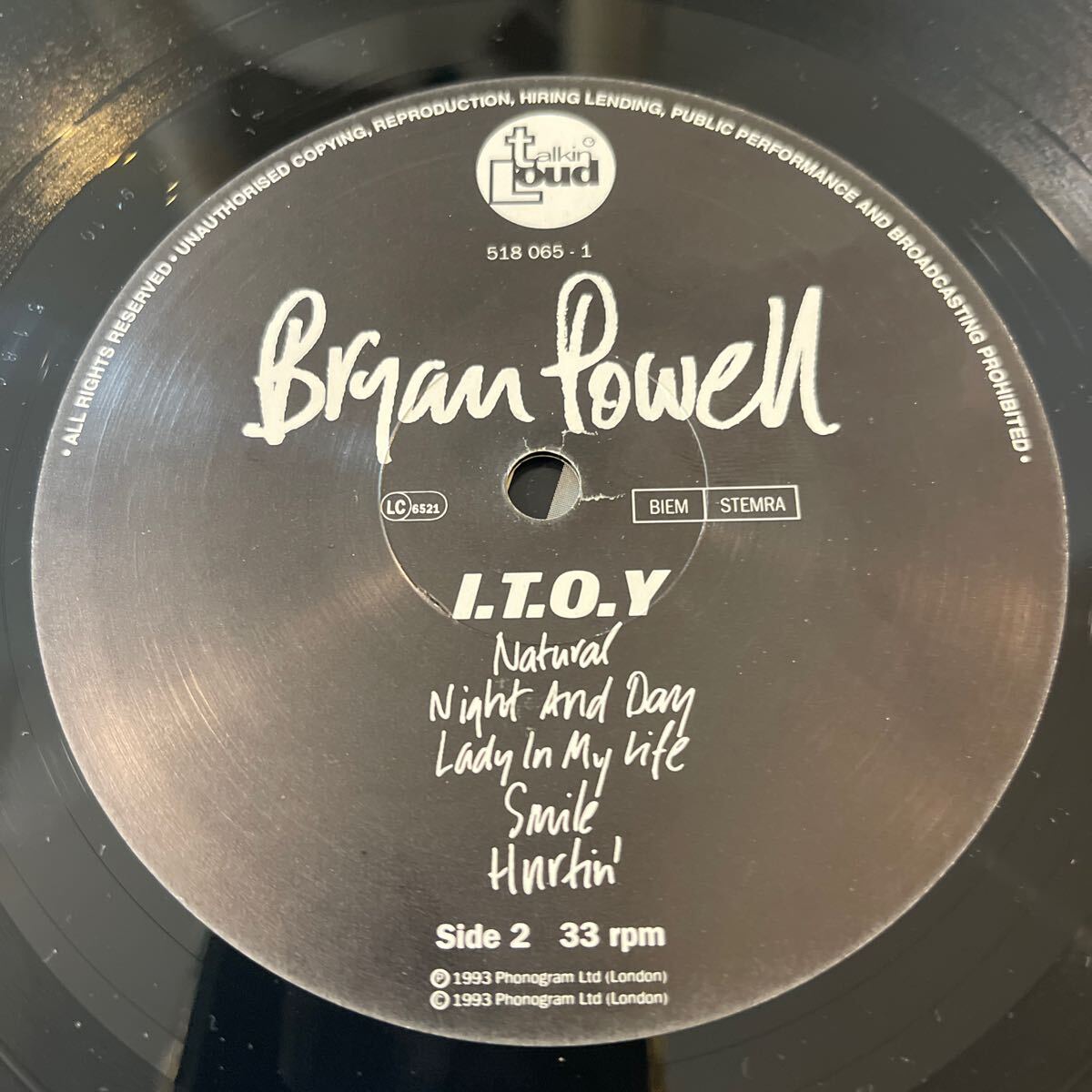 BRYAN POWELL / I.T.O.Y./LP/レコード/中古/DJ/CLUB/Ｒ＆Ｂ_画像5