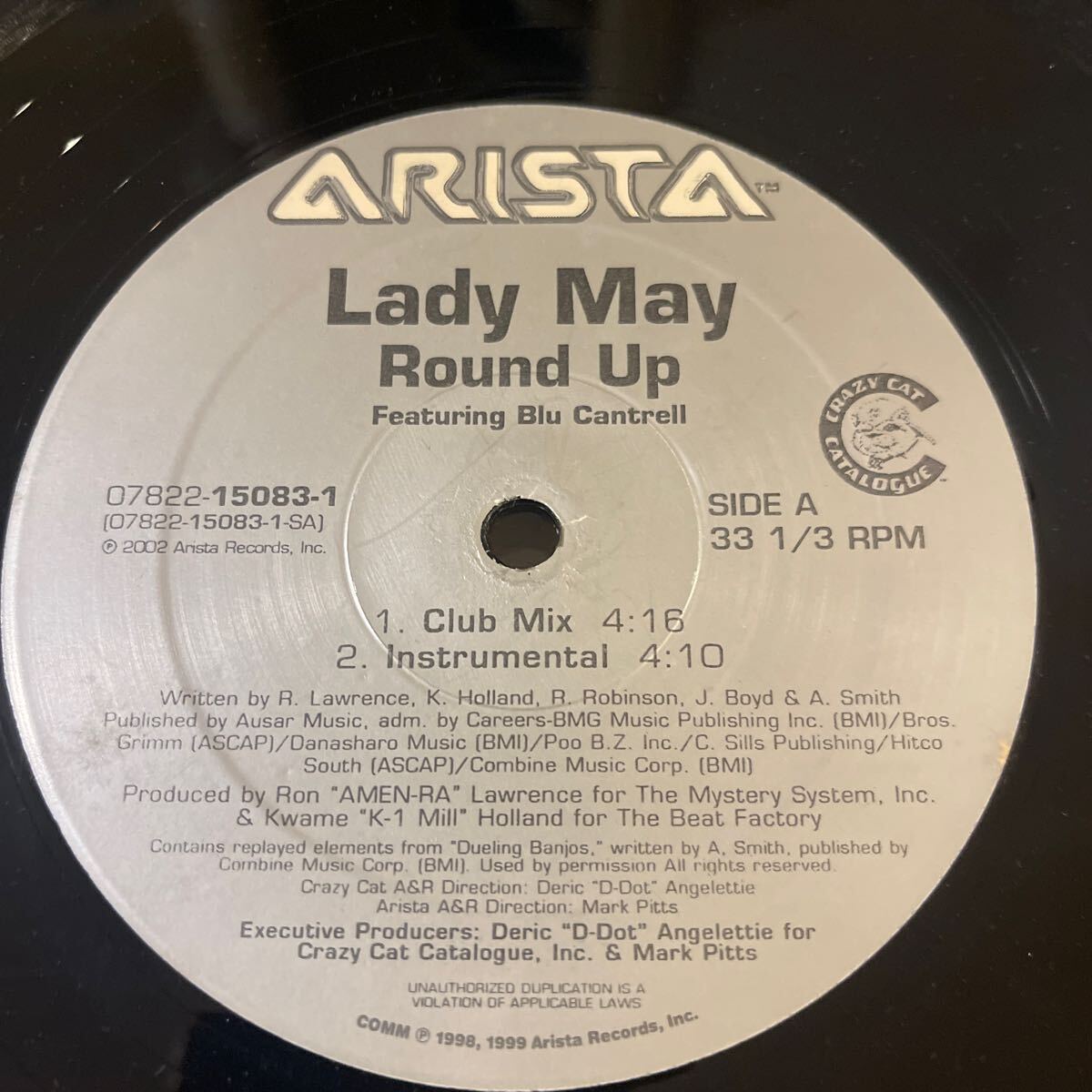 Lady May/Round Up/Featuring Blu Cantrell/レコード/中古/DJ/CLUB_画像3