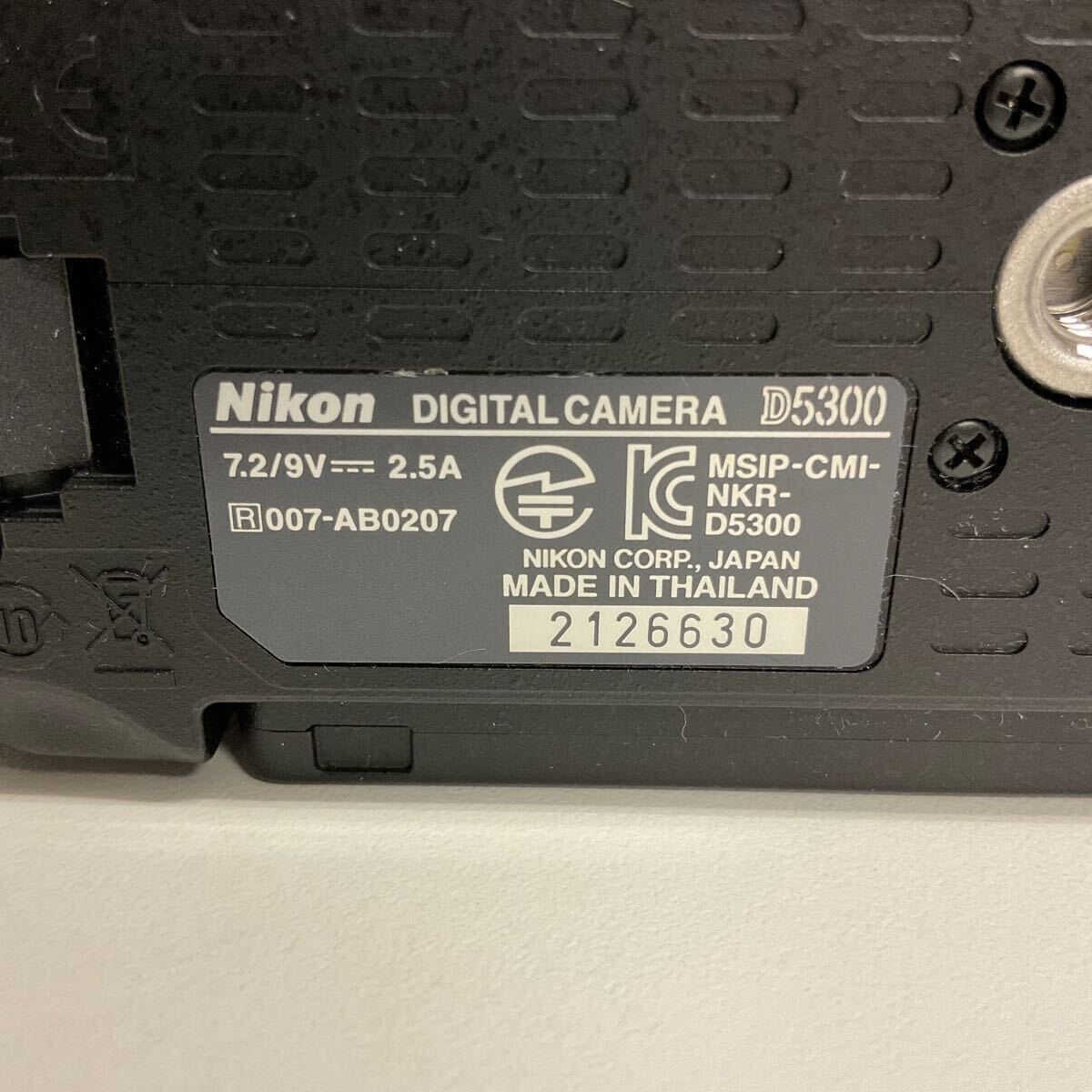 【名古屋発】営MK513-80Y Nikon ニコン D5300 レンズキット デジタル一眼レフカメラ 18-55mm 1:3.5-5.6GⅡ 55-200mm 1:4-5.6ED 充電器なしの画像6