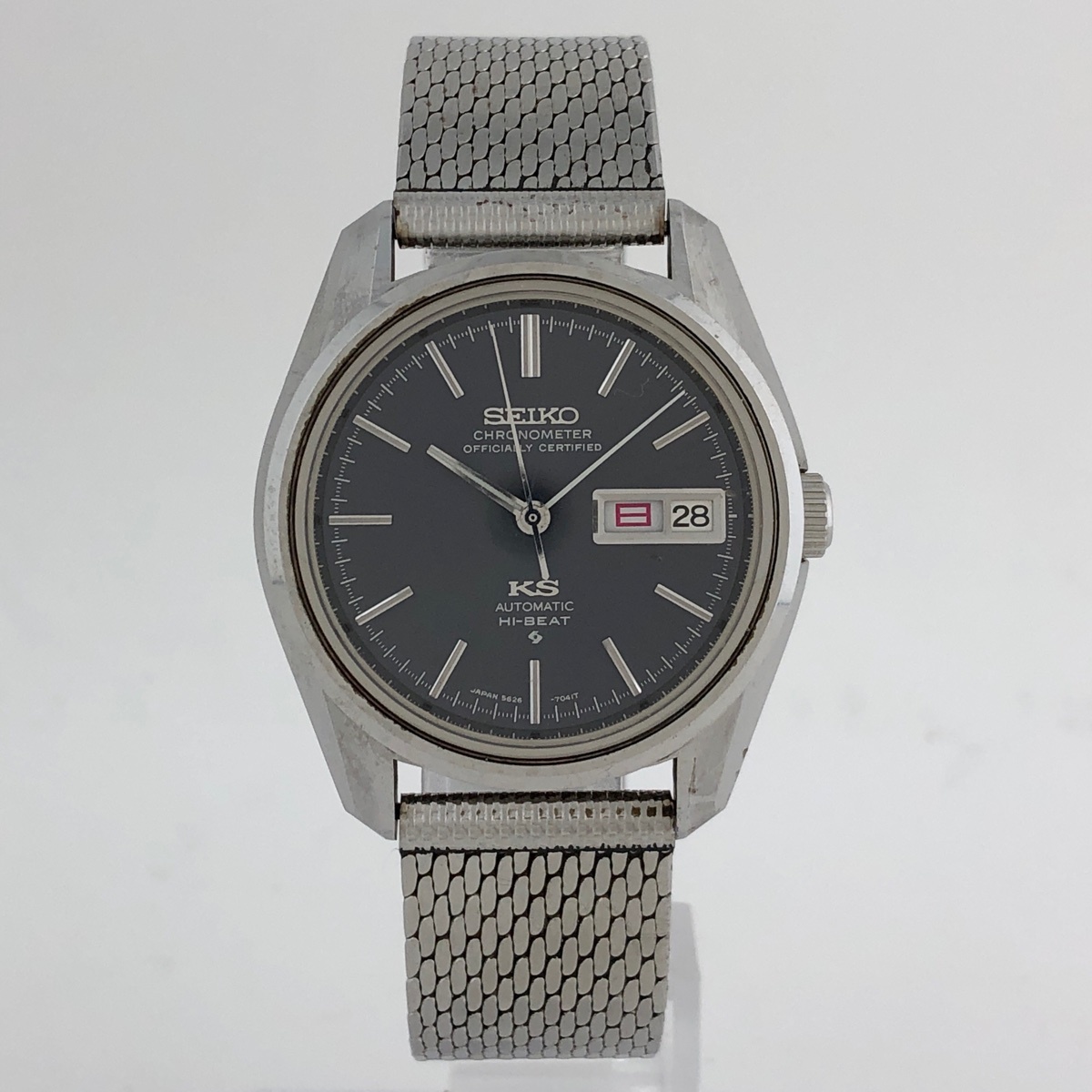 【ジャンク品】 セイコー SEIKO キングセイコー ハイビート クロノメーター デイデイト 腕時計 自動巻き 【中古】の画像2