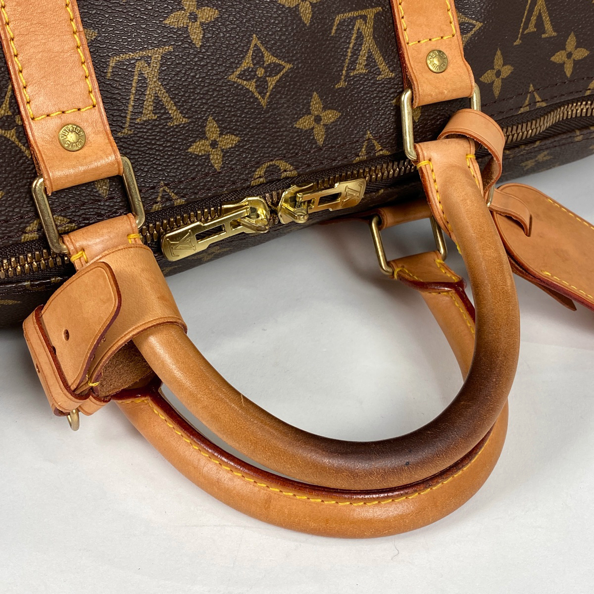 ルイ・ヴィトン Louis Vuitton キーポル バンドリエール 50 旅行 出張 ボストンバッグ モノグラム ブラウン M41416 レディース 【中古】