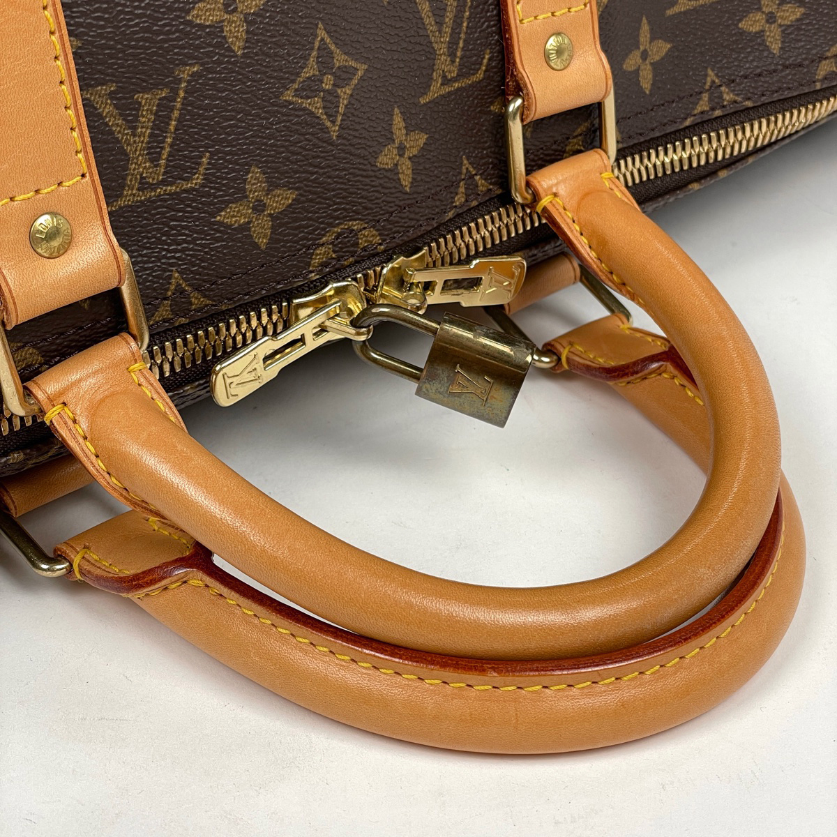 ルイ・ヴィトン Louis Vuitton キーポル 50 ハンドバッグ 旅行 ビジネス ボストンバッグ モノグラム ブラウン M41426 レディース 【中古】_バイセル 14176_7