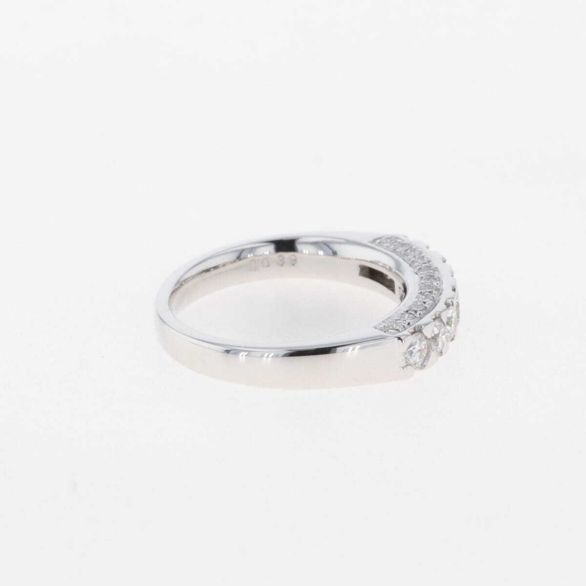 メレダイヤ デザインリング プラチナ 指輪 リング 5.5号 750 ダイヤモンド レディース 【中古】_バイセル 14157_7