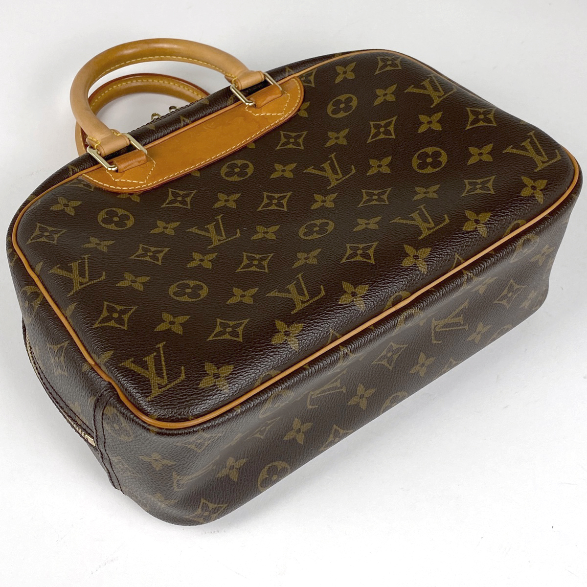 ルイ・ヴィトン Louis Vuitton トゥルーヴィル ボストンバッグ 手提げ ハンドバッグ モノグラム ブラウン M42228 レディース 【中古】_バイセル 14173_2