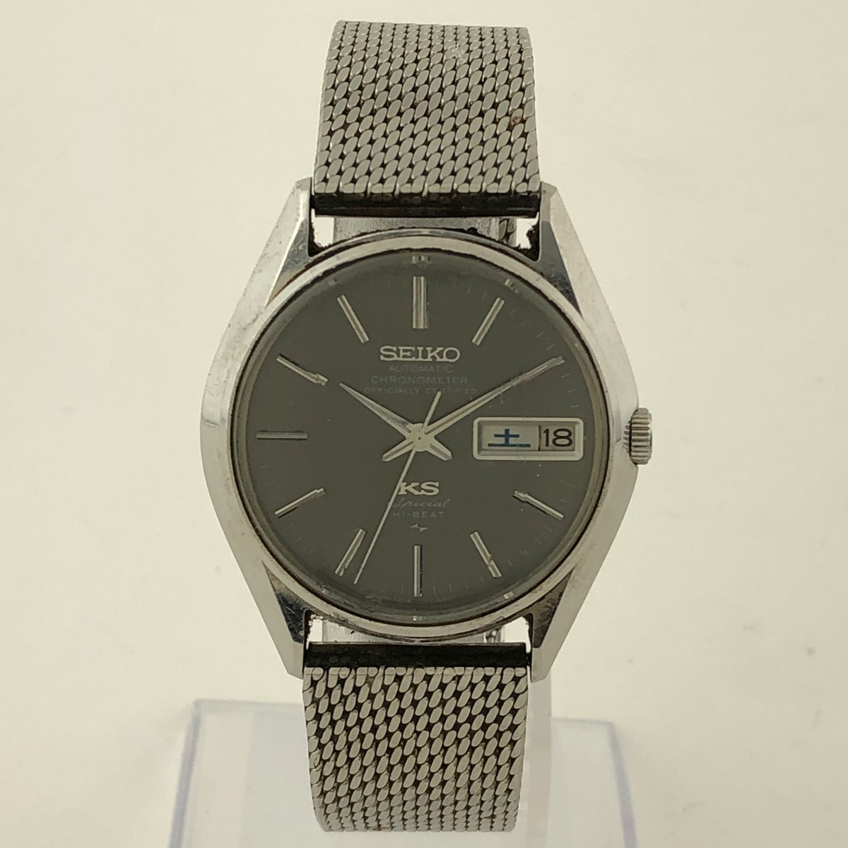 【ジャンク品】セイコー SEIKO キングセイコー スペシャル カットガラス 腕時計 自動巻き 【中古】の画像2