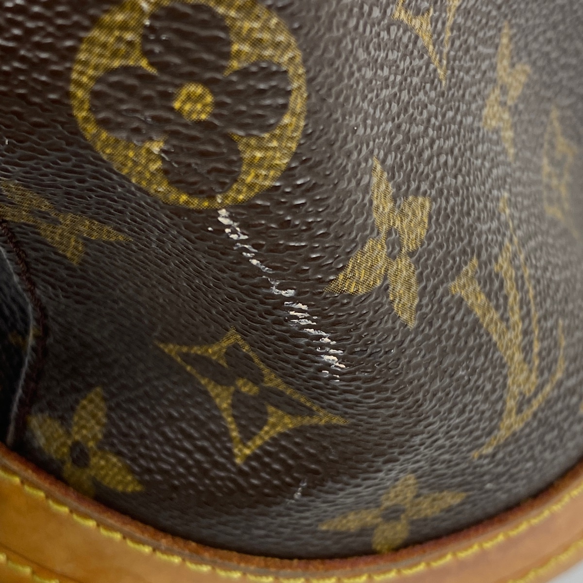 【ジャンク品】ルイ・ヴィトン Louis Vuitton プチ バケット PM ショルダーバッグ モノグラム ブラウン M42238 レディース 【中古】_バイセル 14171_4