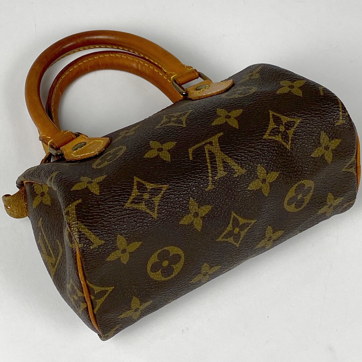 ルイ・ヴィトン Louis Vuitton ミニ スピーディ ショッピング 手提げ ハンドバッグ モノグラム ブラウン M41534 レディース 【中古】_バイセル 14173_2