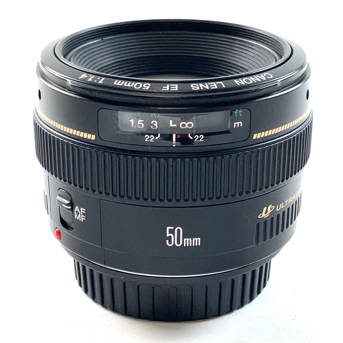 キヤノン Canon EF 50mm F1.4 USM［ジャンク品］ 一眼カメラ用レンズ（オートフォーカス） 【中古】の画像1