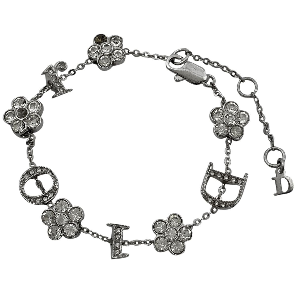 【超特価】 6120円 クリスチャンディオール ライン ロゴ Dior Christian ブレスレット