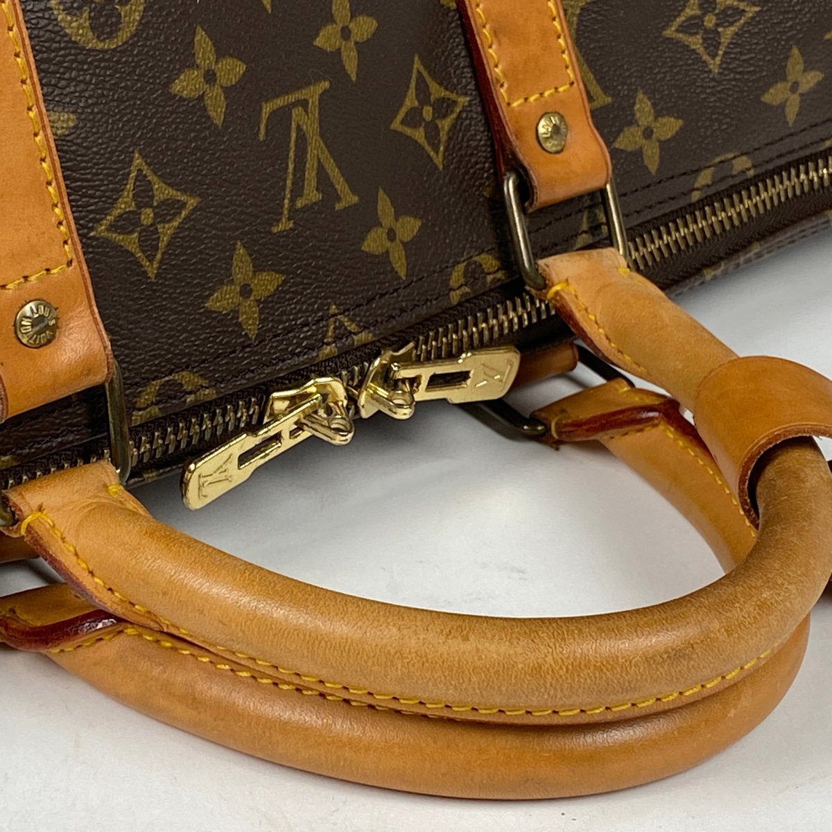 ルイ・ヴィトン Louis Vuitton キーポル 55 ハンドバッグ ビジネス ボストンバッグ モノグラム ブラウン M41424 レディース 【中古】_バイセル 14176_5