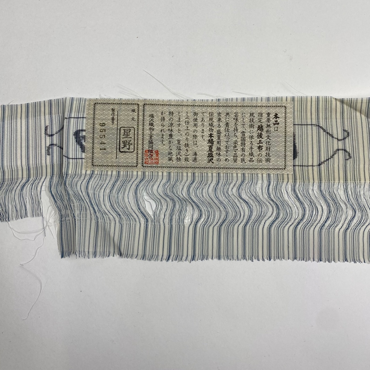  эпонж из Сиодзава длина 166.5cm длина рукава 67.5cm L незначительный предмет лето эпонж доказательство бумага длина . синий серый натуральный шелк замечательная вещь [ б/у ]