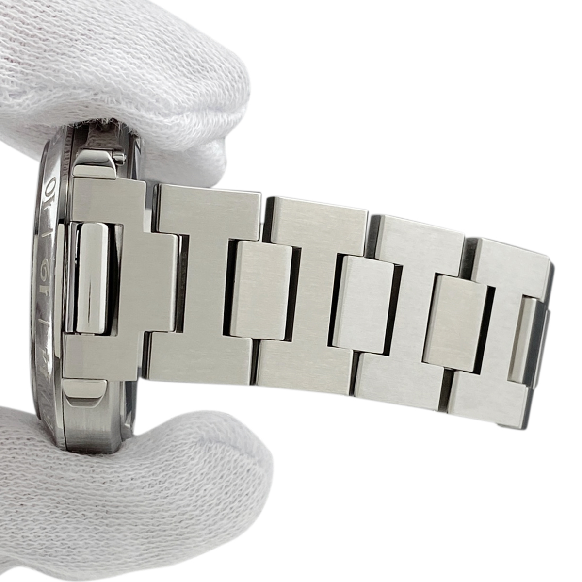  Cartier CARTIER Pacha C Meridian GMT W31078M7 wristwatch SS self-winding watch silver unisex [ used ]