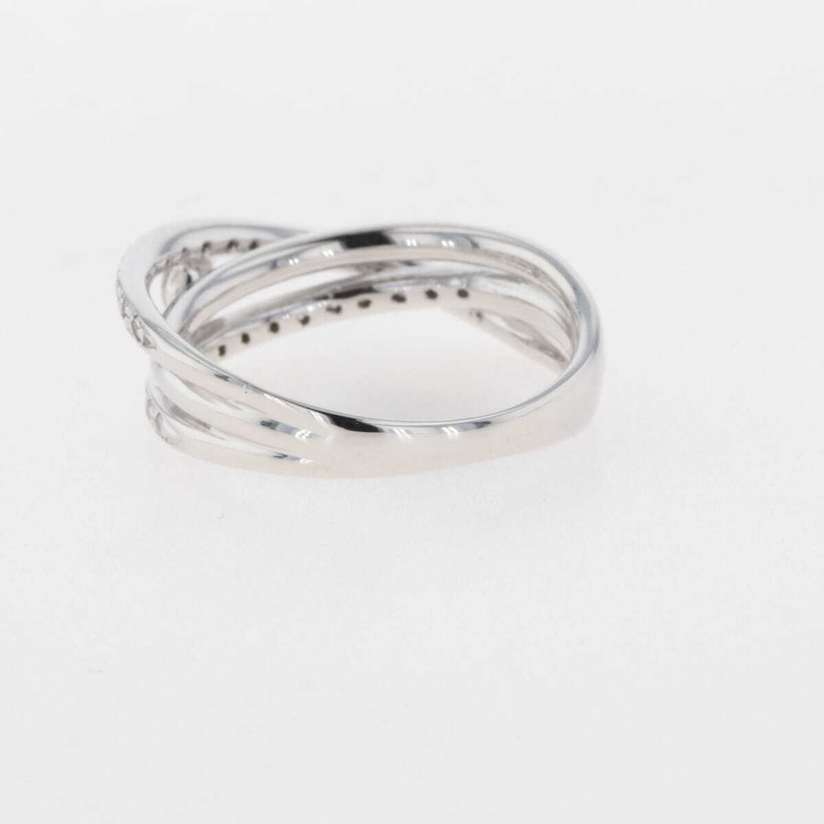 メレダイヤ デザインリング 指輪 リング 13号 K18 ダイヤモンド レディース 【中古】_バイセル 14157_4