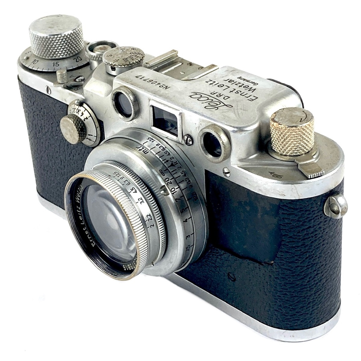 ライカ LEICA IIIc + Summar 5cm F2 Lマウント L39［ジャンク品］ フィルム レンジファインダーカメラ 【中古】の画像2