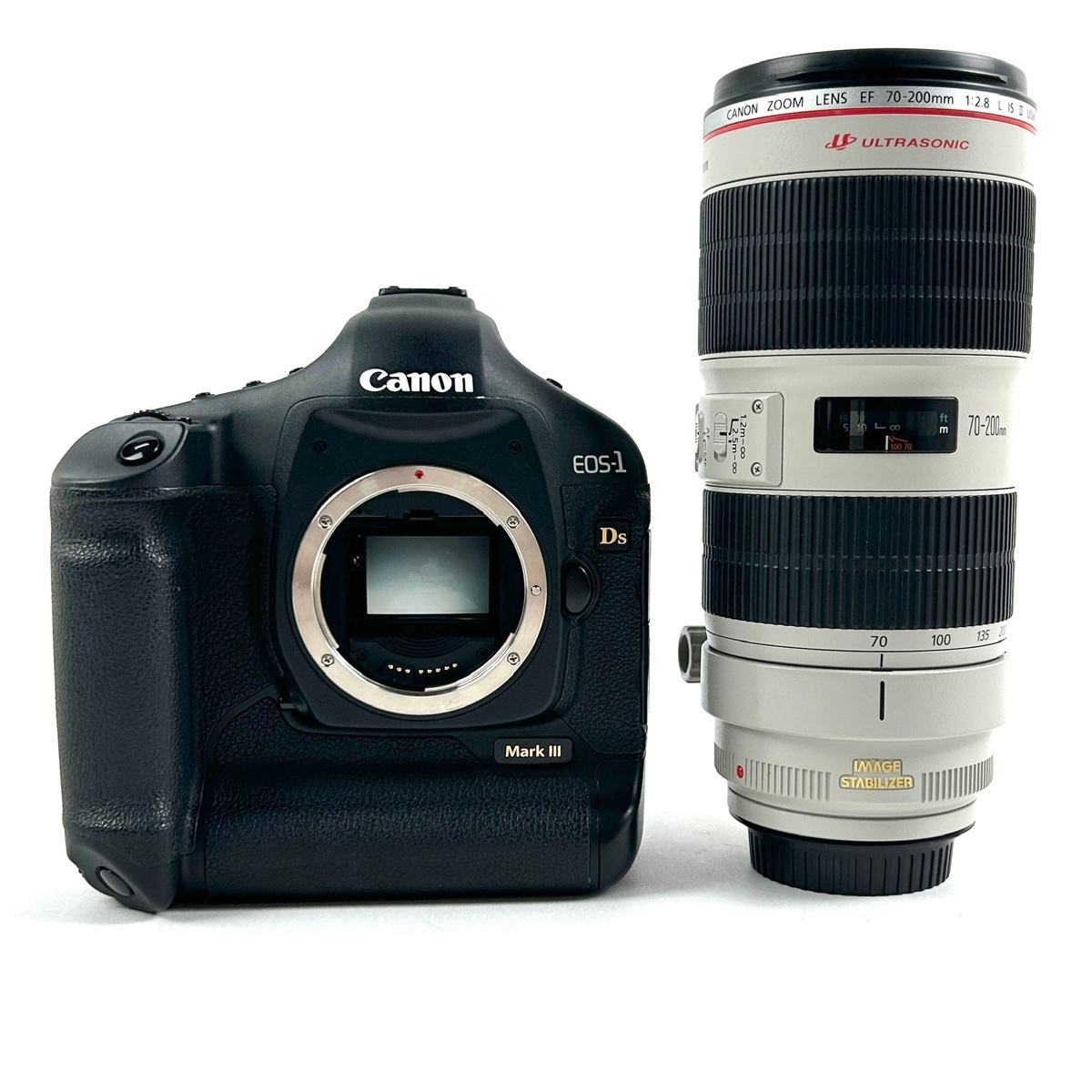 キヤノン Canon EOS 1Ds Mark III + EF 70-200mm F2.8L IS II USM デジタル 一眼レフカメラ 【中古】の画像1