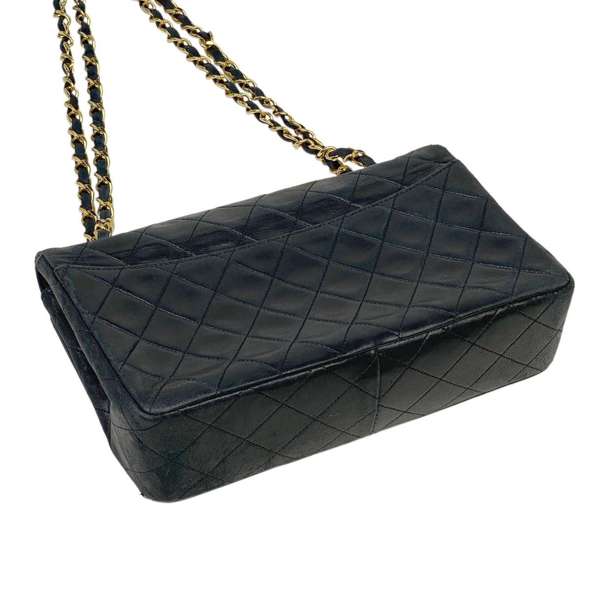 シャネル CHANEL ココマーク チェーン ショルダーバッグ マトラッセ ショルダーバッグ レザー ブラック レディース 【中古】_バイセル 14172_2