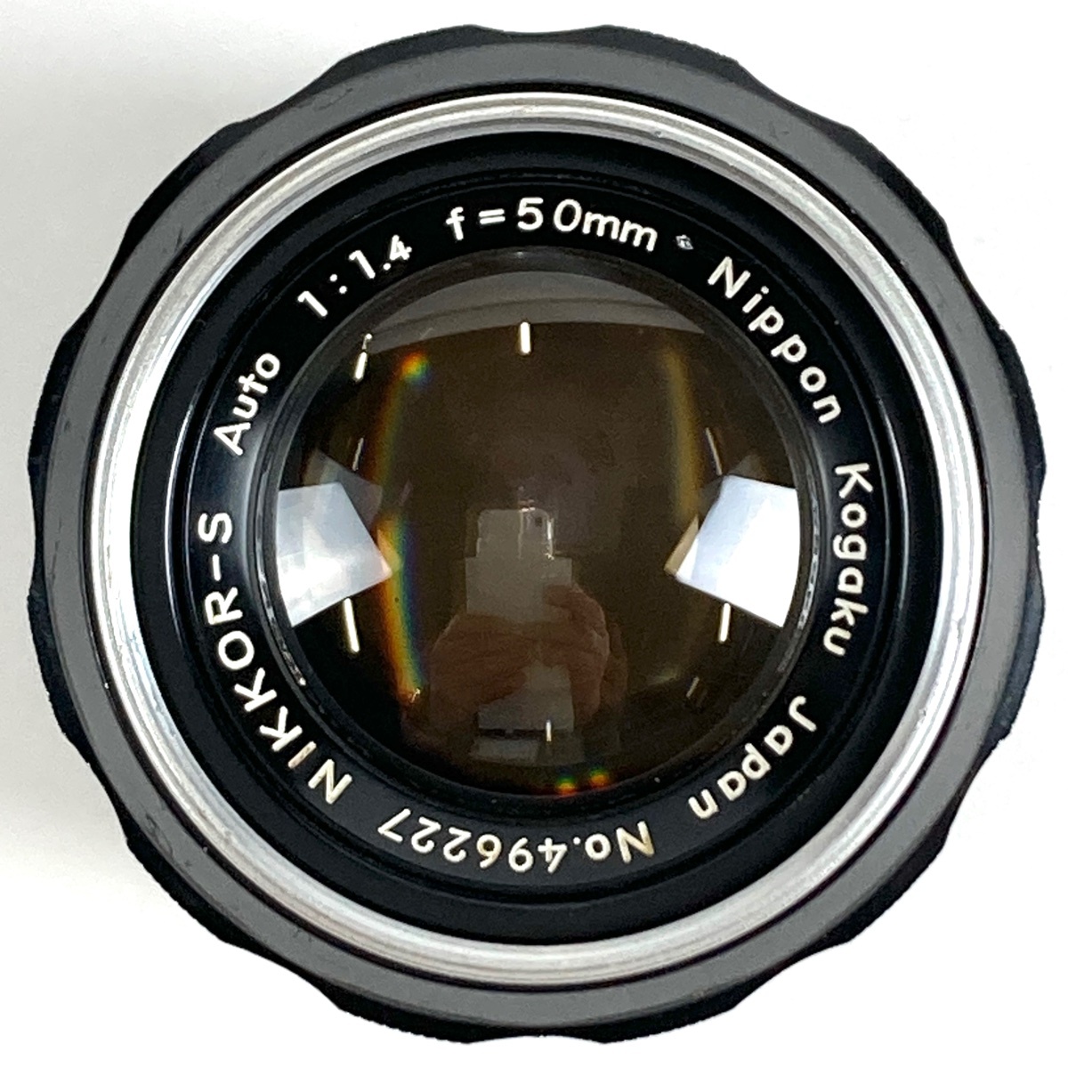 ニコン Nikon F アイレベル シルバー + NIKKOR-S 50mm F1.4 非Ai ［ジャンク品］ フィルム マニュアルフォーカス 一眼レフカメラ 【中古】の画像7