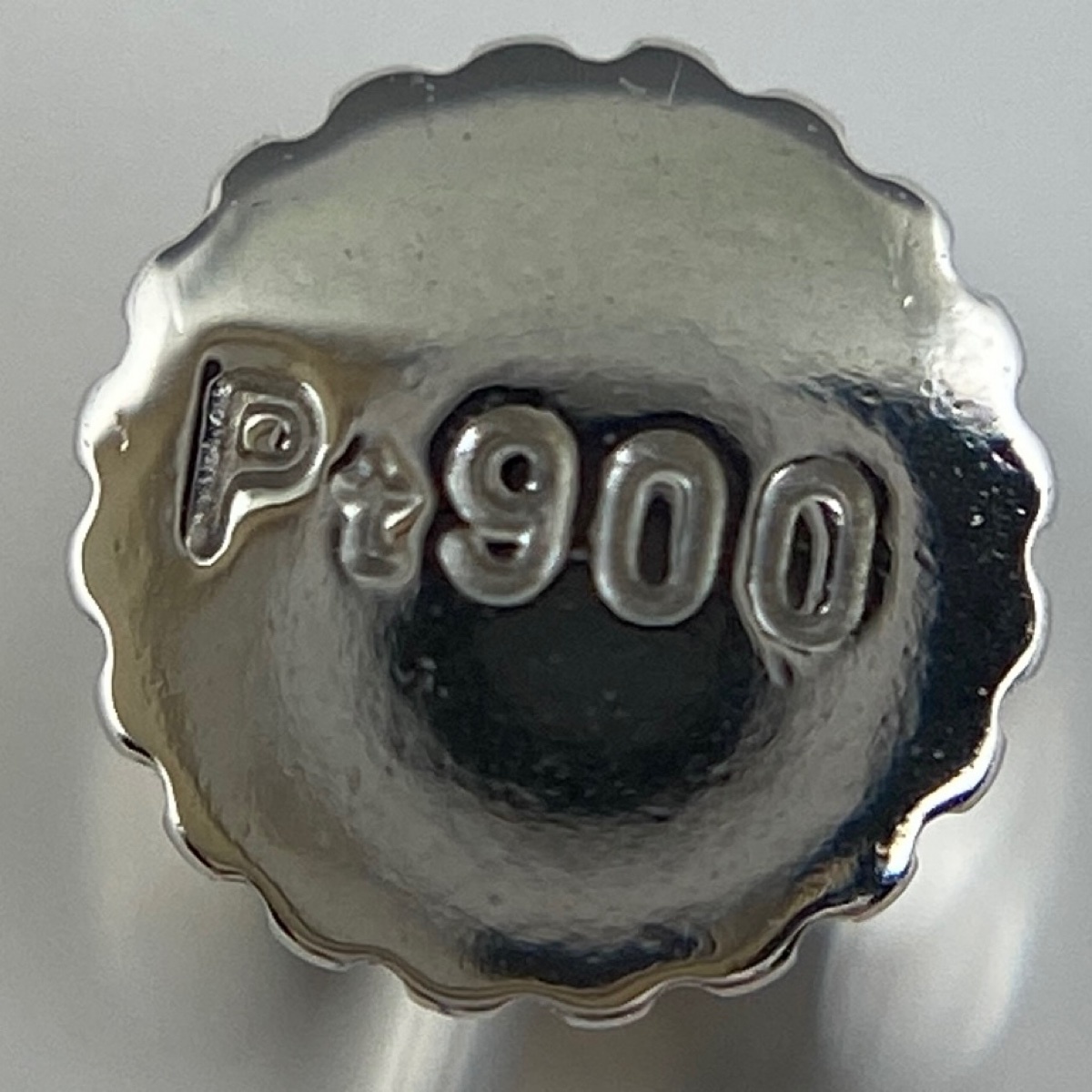  diamond design earrings platinum earrings Pt1000 Pt900 diamond lady's [ used ]
