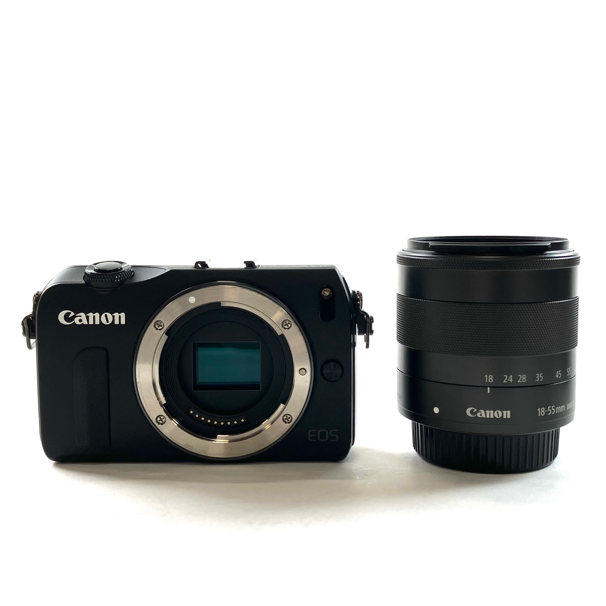 キヤノン Canon EOS M レンズキット ブラック デジタル ミラーレス 一眼カメラ 【中古】_バイセル 31052_1