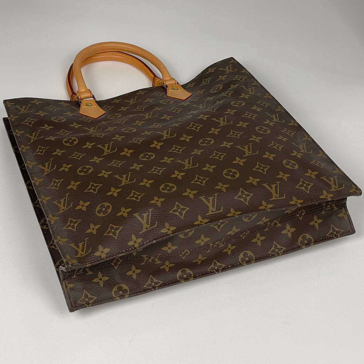 ルイ・ヴィトン Louis Vuitton サックプラ 通勤鞄 通学鞄 ハンドバッグ トートバッグ モノグラム ブラウン M51140 レディース 【中古】_バイセル 14171_2