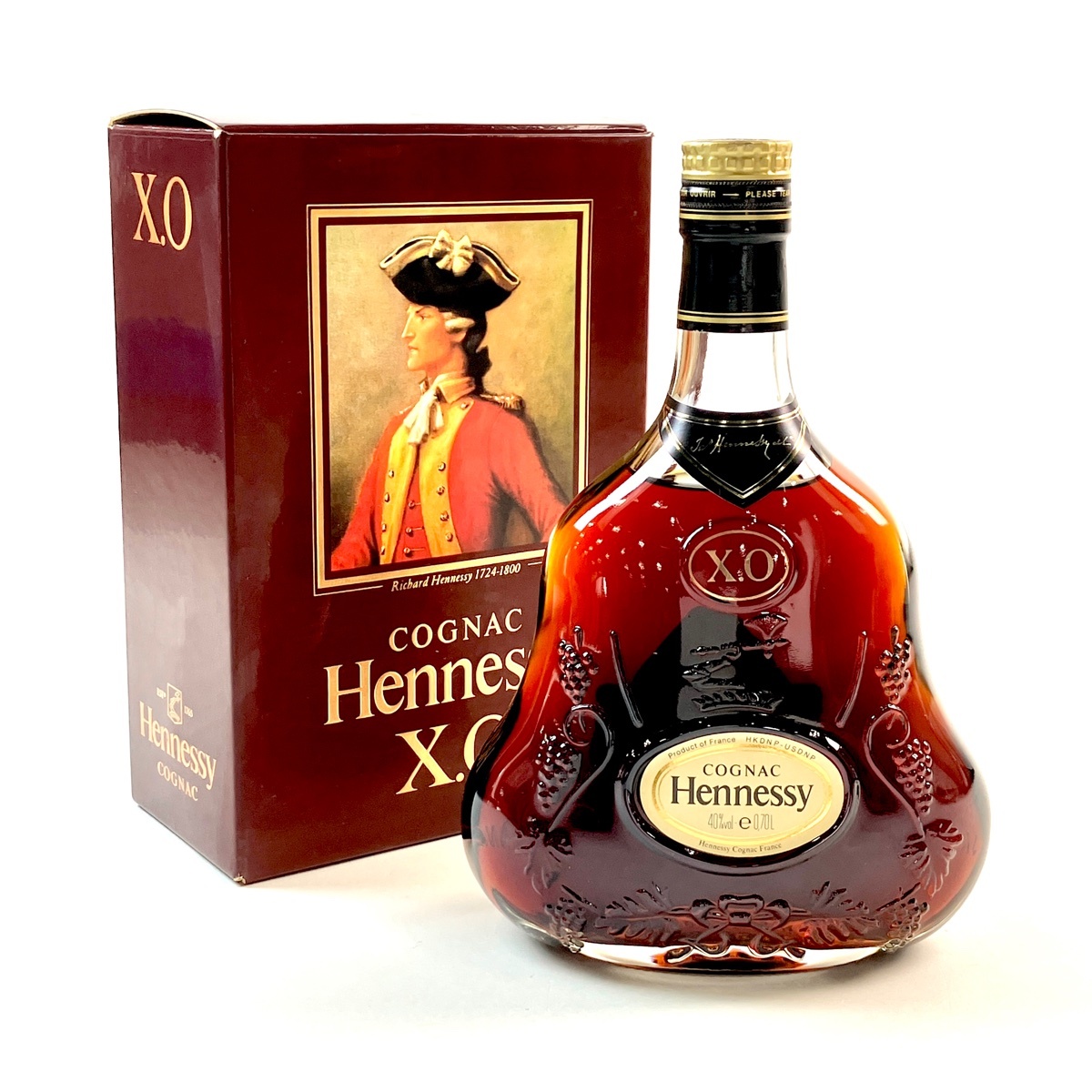 ヘネシー Hennessy XO 金キャップ クリアボトル 700ml ブランデー コニャック 【古酒】_バイセル 14693_1