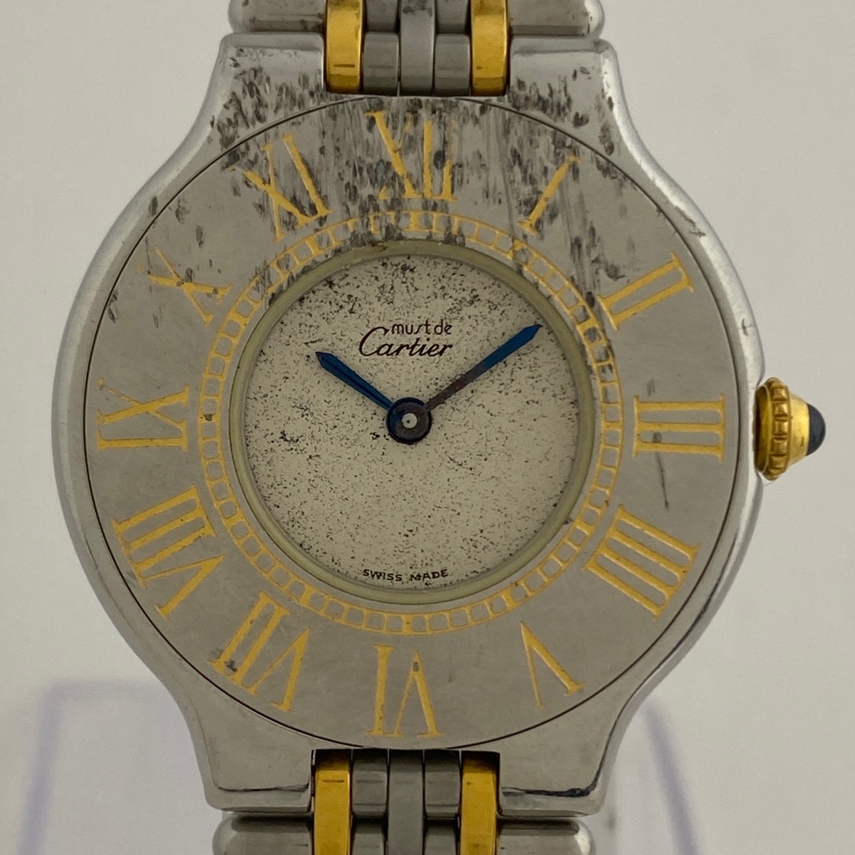 【ジャンク品】 カルティエ CARTIER マスト21ヴァンテアン 腕時計 クォーツ 【中古】_バイセル 14150_1