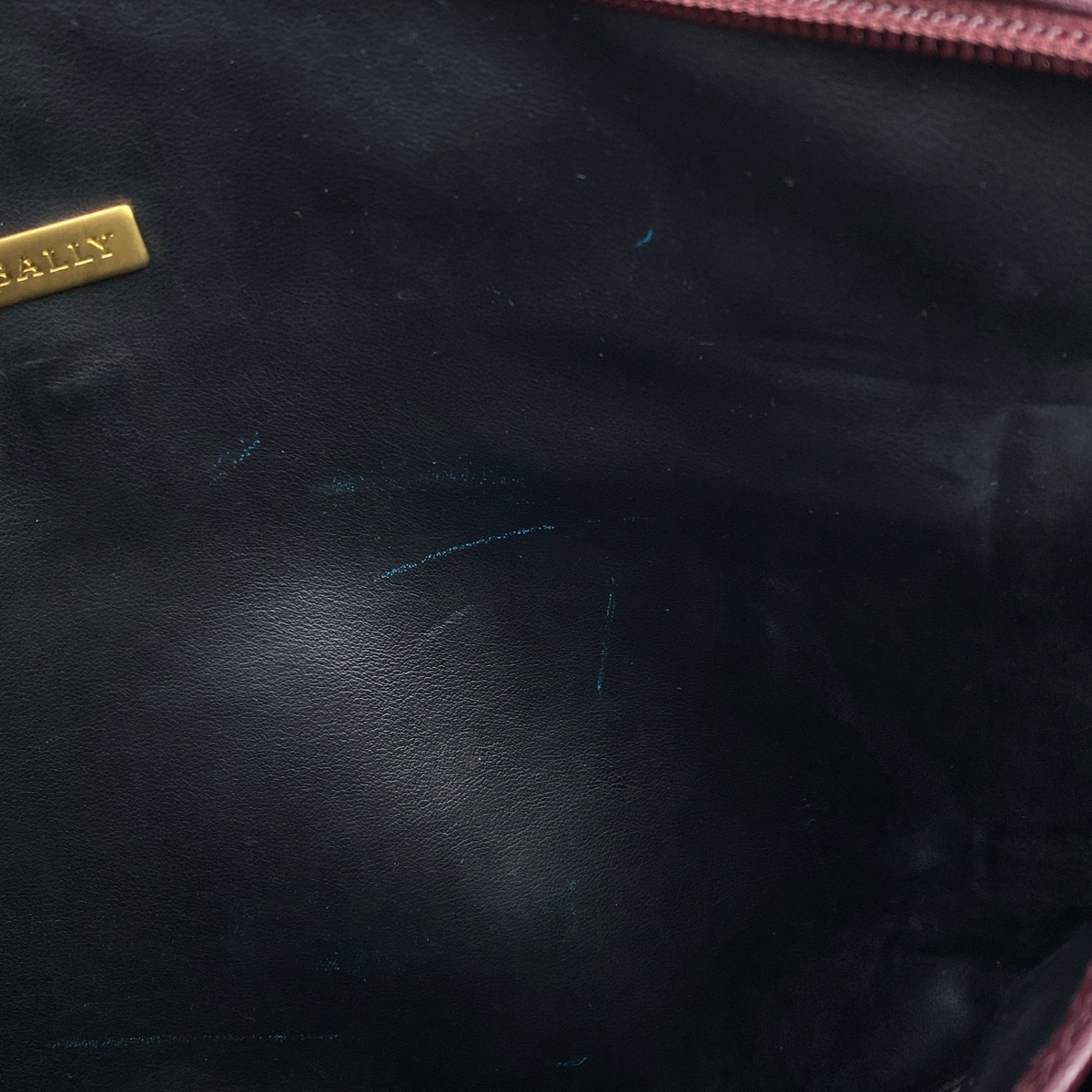  Bally BALLY Logo большая сумка плечо .. сумка на плечо большая сумка кожа бордо женский [ б/у ]