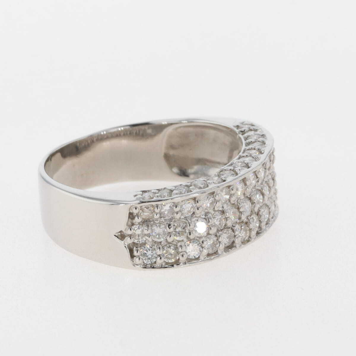 メレダイヤ デザインリング プラチナ 指輪 リング 12号 Pt900 ダイヤモンド レディース 【中古】_バイセル 14157_8