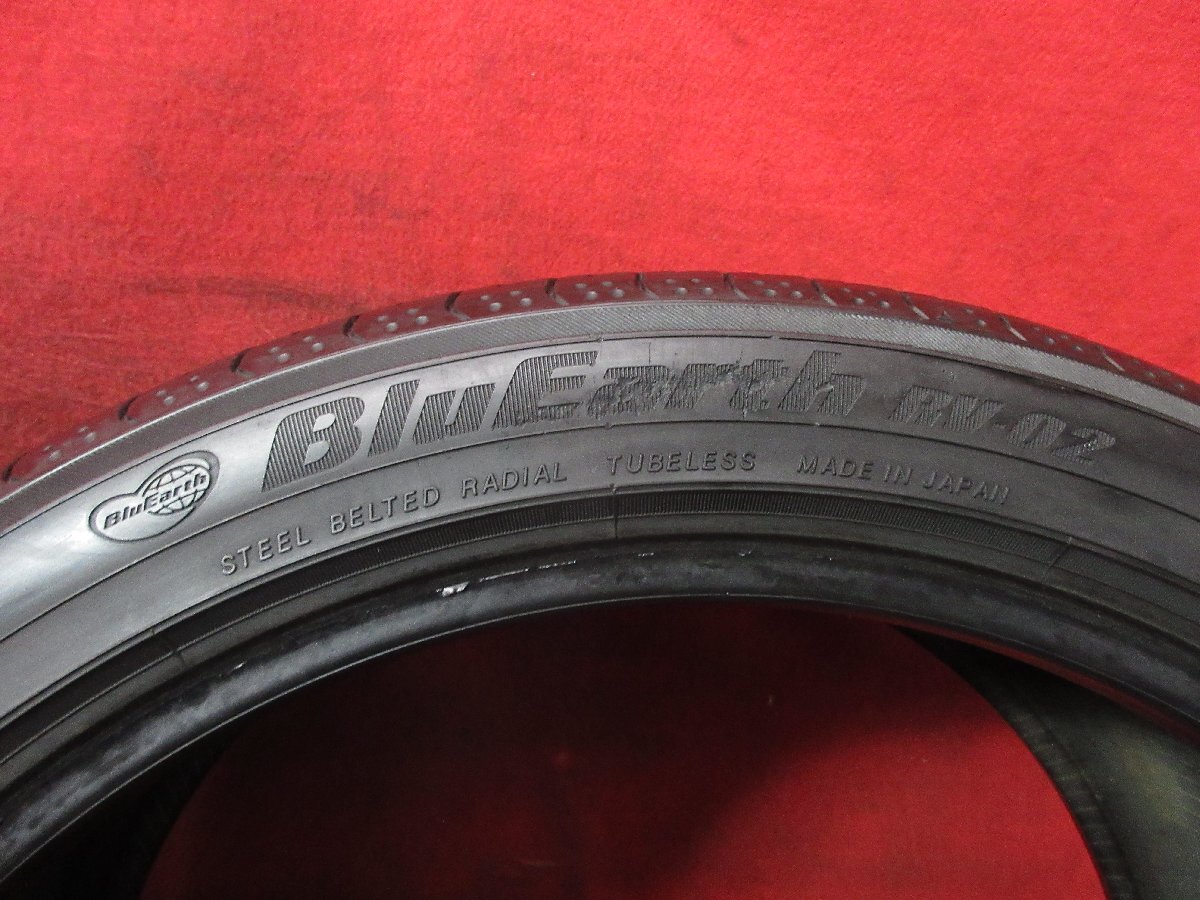 タイヤ 2本 245/40R19 ヨコハマ ブルーアース BLUEARTH RV-02 ワンボックス ステーションワゴン 溝アリ 送料無料★14747T_画像6