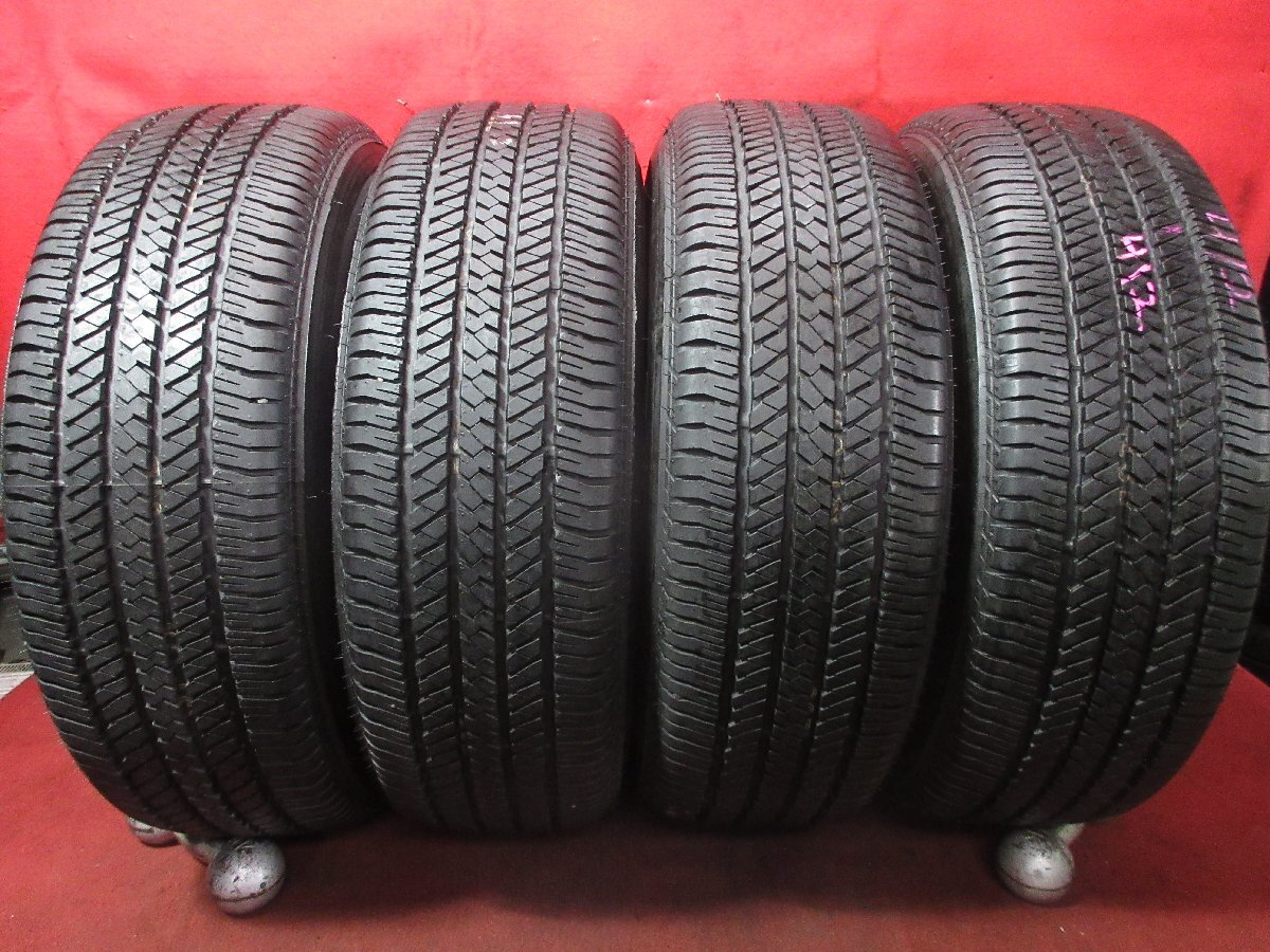 タイヤ 4本 P 255/70R18 112T M+S ブリジストン DUELER 684 II オールシーズン用 未使用品 イボ付き極上 送料無料★14760_画像1