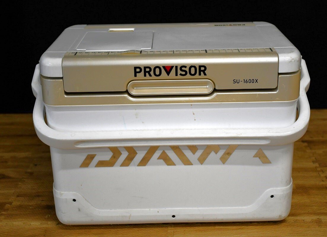 NY4-287【現状品】Daiwa　クーラーボックス　PROVISOR　SU-1600X　ダイワ　釣り道具　フィッシング　アウトドア　中古品　保管品