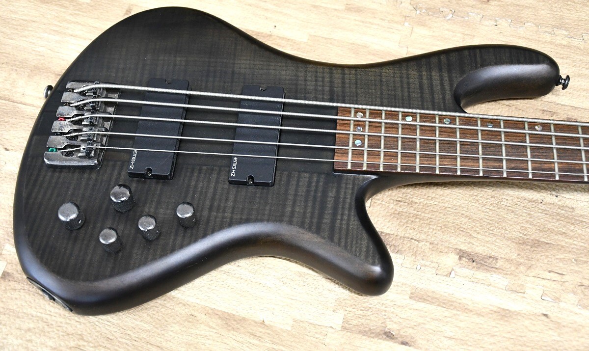 NY4-265【現状品】SCHECTER エレキベース STUDIO-5 ベース シェクター ソフトケース付き 弦楽器 音出し未確認 中古品 保管品の画像6