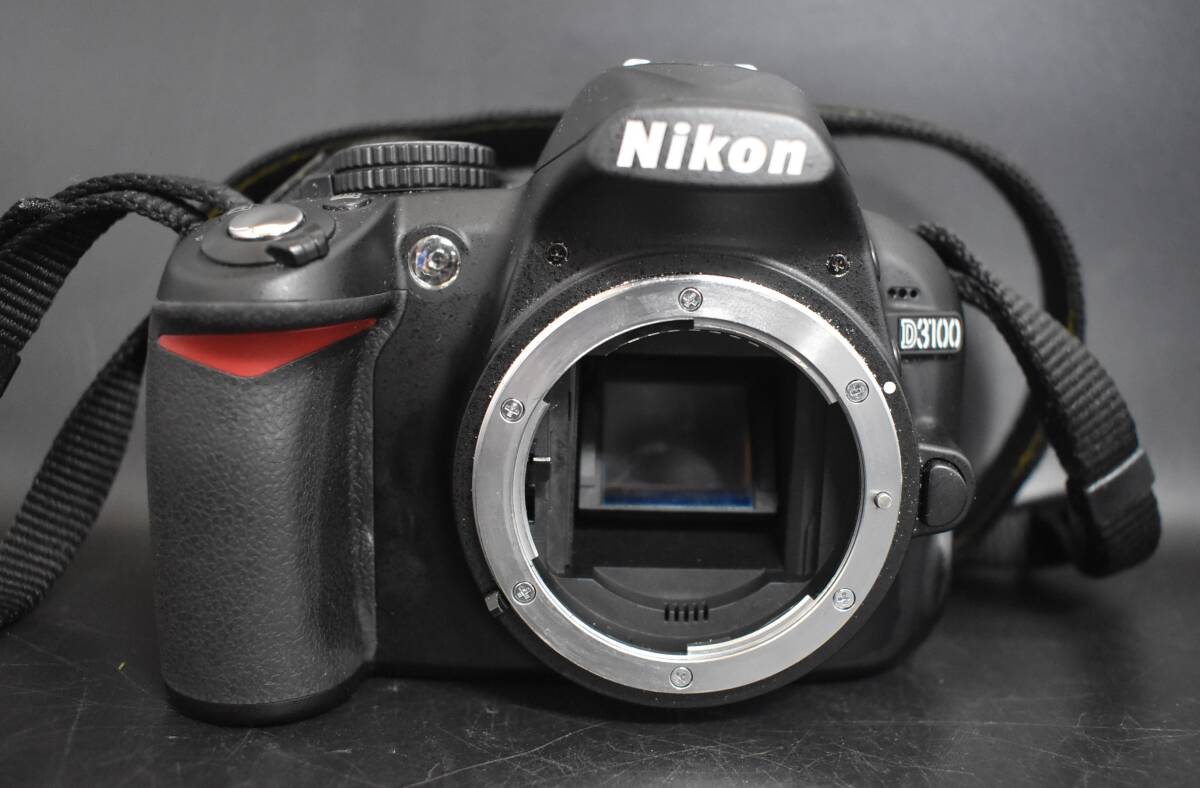 W4-115 【動作品】 Nikon D3100 ニコン ボディ デジタルカメラ 一眼レフ / DX VR AF-S 18-55mm 1:3.5-5.6 レンズ 説明書・充電器付 現状品の画像2