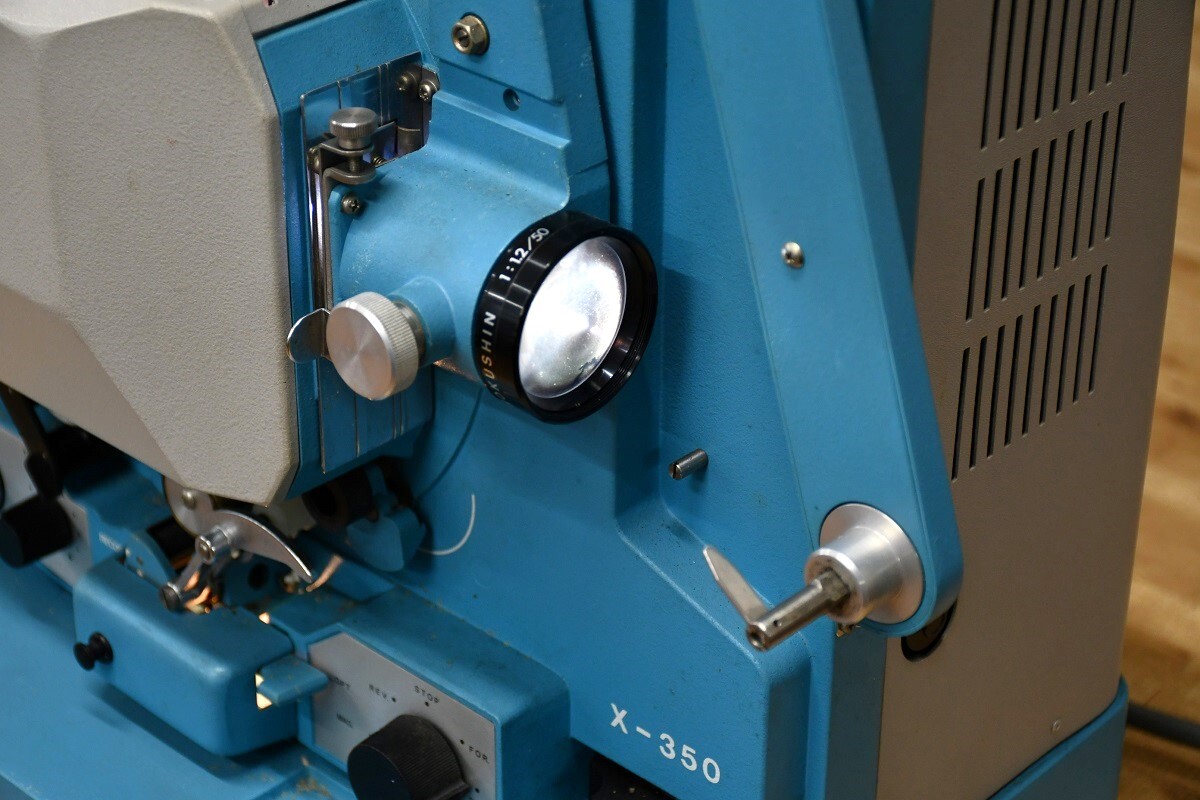 NY4-83【現状品】HOKUSHIN 映写機 X-350 ホクシン プロジェクター 16㎜映写機 簡易動作確認済 中古品 保管品の画像6