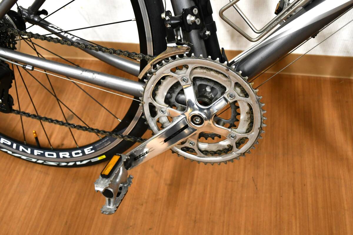 OY4-73【現状品】GIANT OCR3 M 500mm SPINFORCE｜タイヤ：AKSION｜ロードバイク・自転車・サイクリング・トレーニング｜長期保管品の画像7