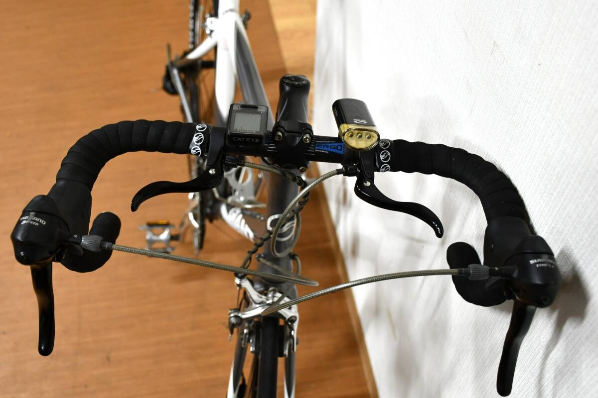 OY4-73【現状品】GIANT OCR3 M 500mm SPINFORCE｜タイヤ：AKSION｜ロードバイク・自転車・サイクリング・トレーニング｜長期保管品の画像2