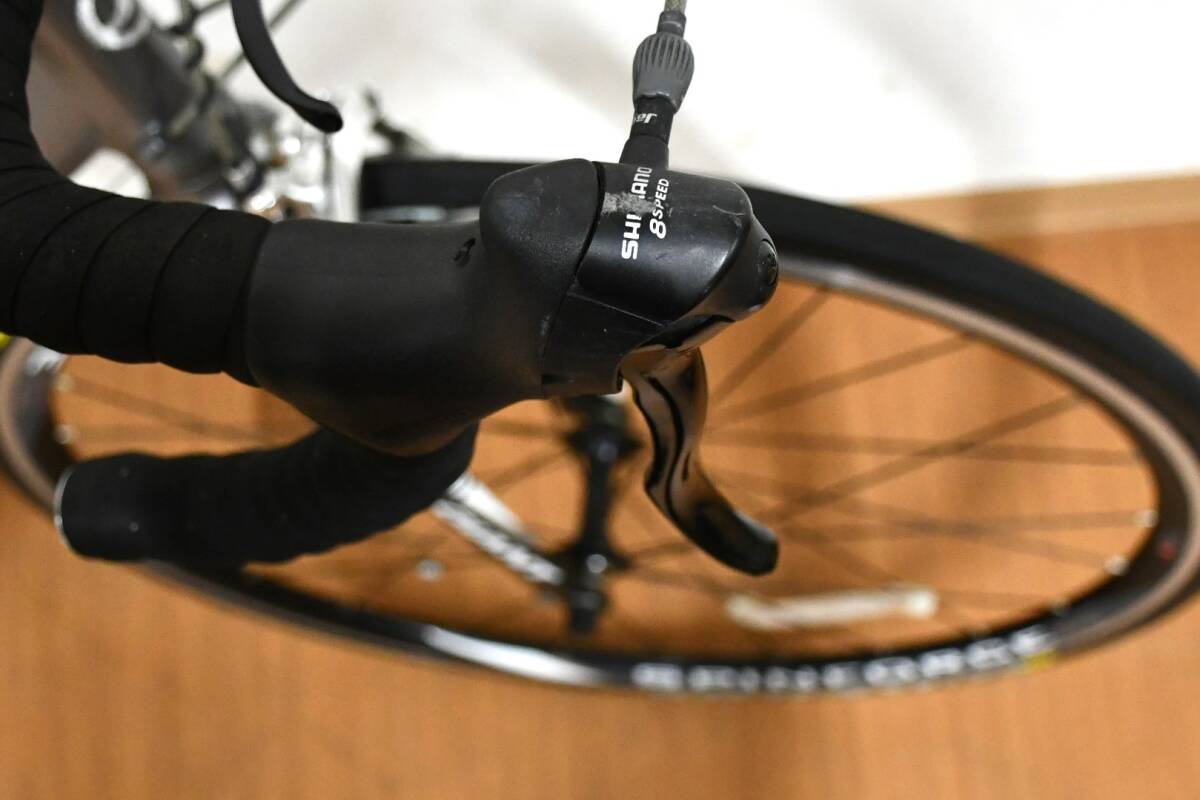 OY4-73【現状品】GIANT OCR3 M 500mm SPINFORCE｜タイヤ：AKSION｜ロードバイク・自転車・サイクリング・トレーニング｜長期保管品の画像9