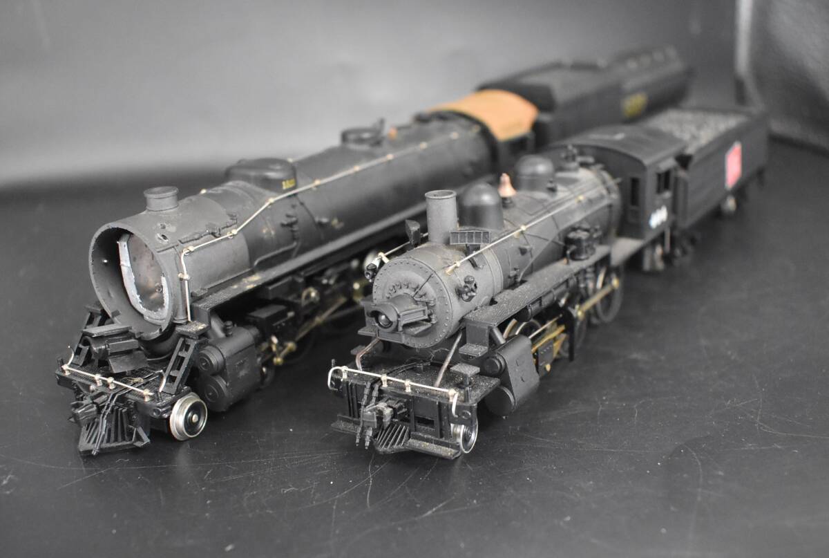 M4-37【ジャンク品】鉄道模型 フリスコ FRISCO 1522 / CENTRALVERMONT 464 蒸気機関車 外国車両 詳細不明 全長約 35cm / 24cm 現状品の画像1