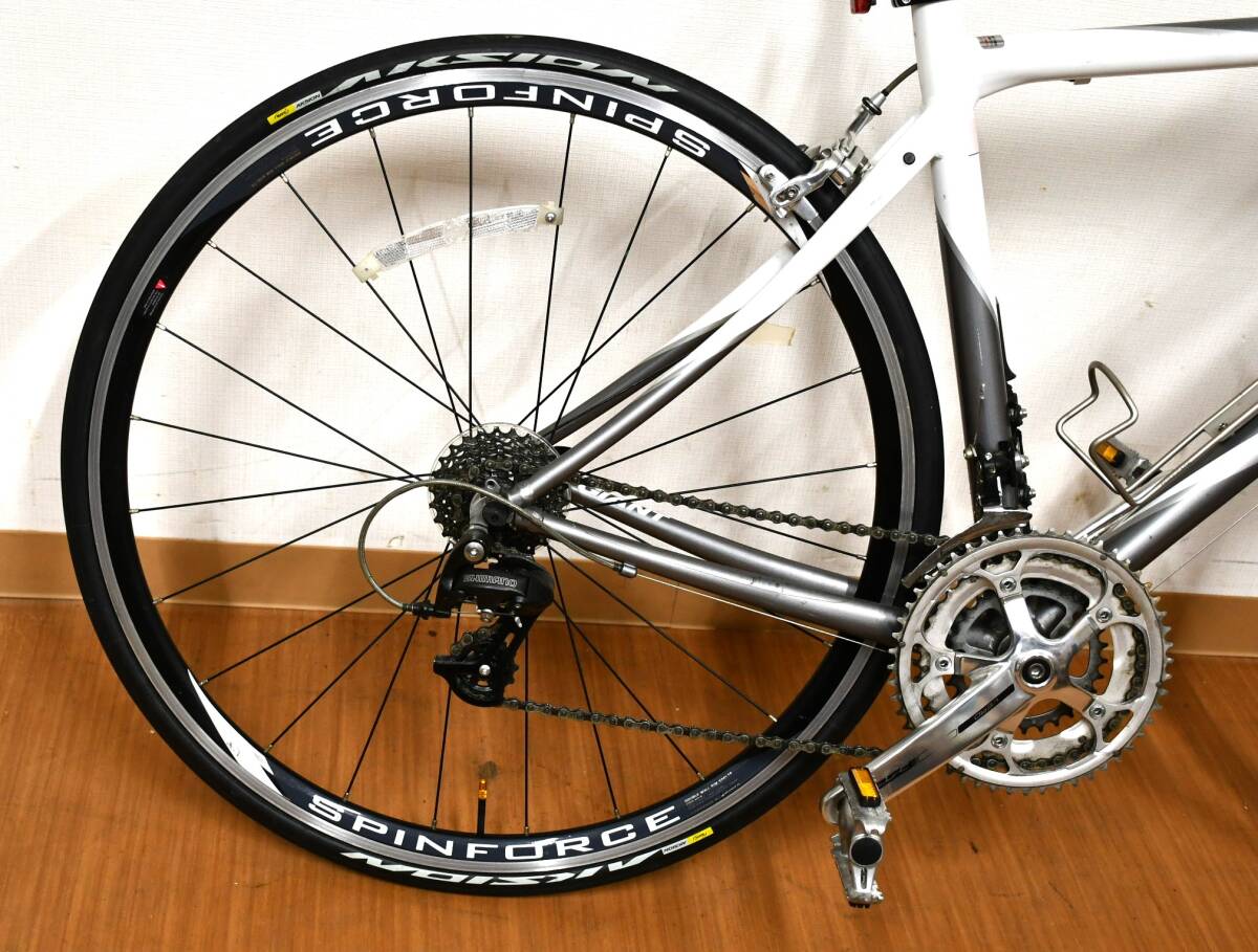 OY4-73【現状品】GIANT OCR3 M 500mm SPINFORCE｜タイヤ：AKSION｜ロードバイク・自転車・サイクリング・トレーニング｜長期保管品の画像5