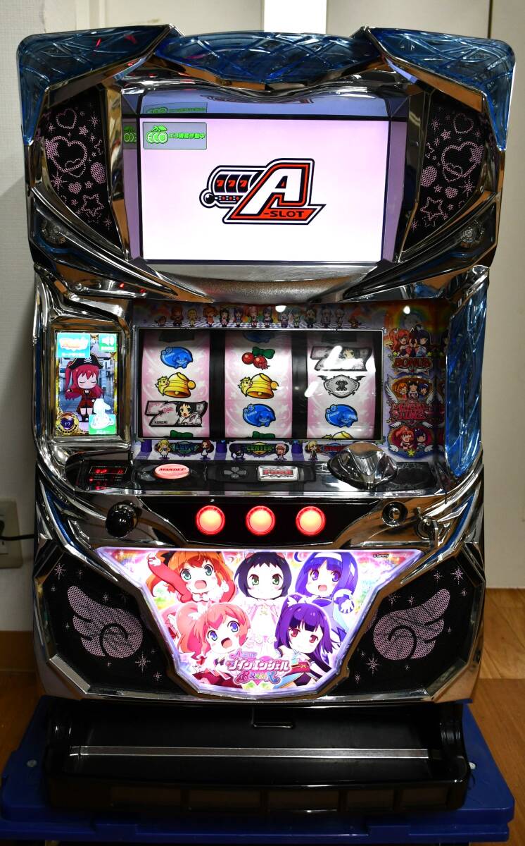 EY4-18 現状品 sammy サミー A-SLOT ツインエンジェル BREAK スロット実機 | コイン不要機 設定キー ドアキー｜通電動作OK 直接取引可の画像1